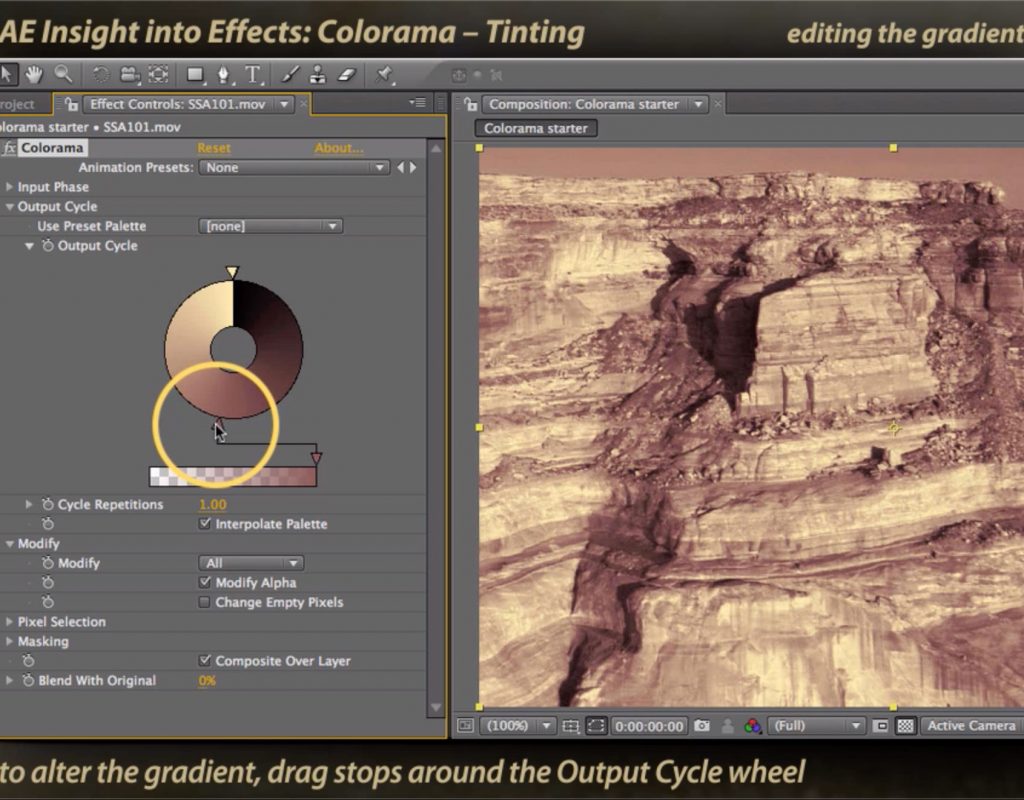 After Effects Classic Course: Colorama 2 – Tinting 1