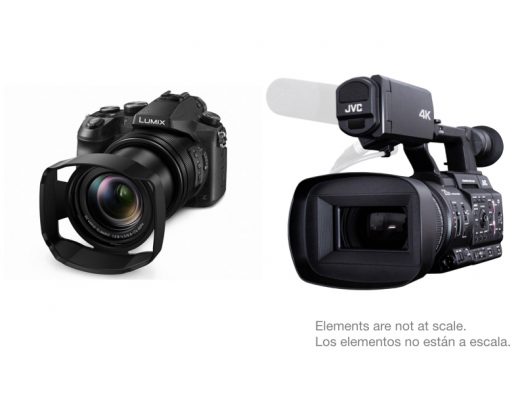 Compare: Panasonic Lumix DMC-FZ2500 and JVC GY-HC500 1” type 4K cameras 7