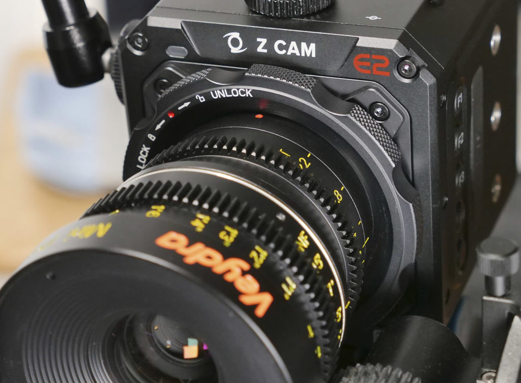 Veydra Mini Prime in Active Lock MFT mount