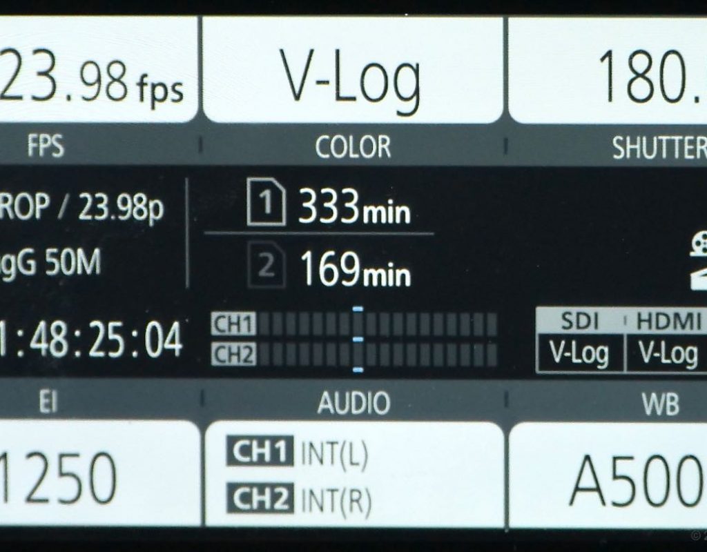 The HOME screen "six button side panel" display.