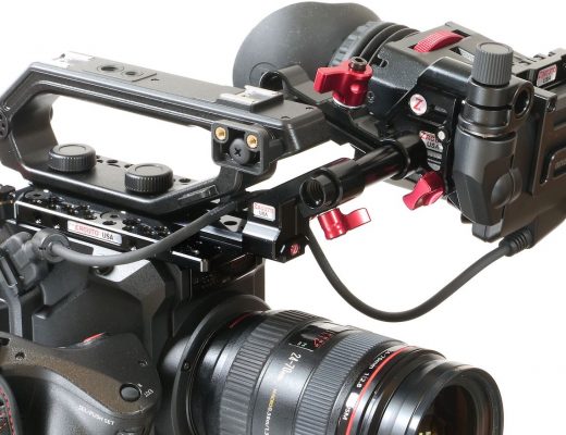 Zacuto Z-Finder rig on EVA1.