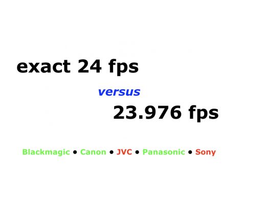 When exact 24 fps beats 23.976… and when it doesn't 46