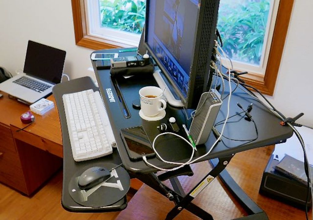 FlexiSpot in use.
