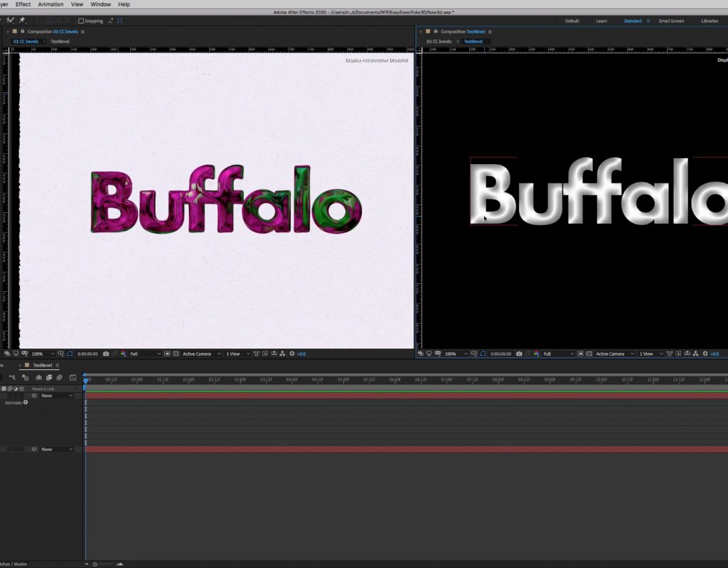 Faking 3D in After Effects 1