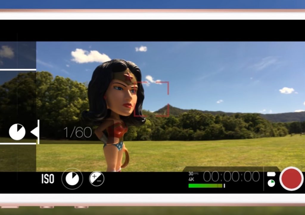 FiLMiC Pro shutter speed