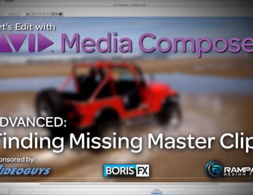 Let's Edit with Media Composer - Finding Missing Master Clips 3