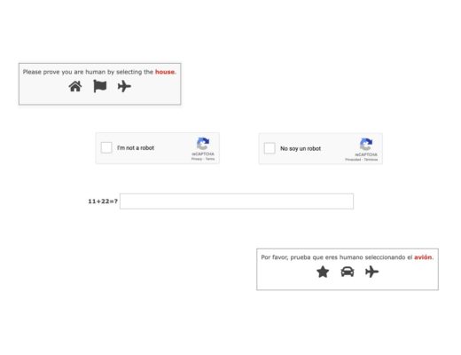 Eliminate web form spam: honeypot, image captcha, math quiz or reCAPTCHA with GDPR compliance retention 2