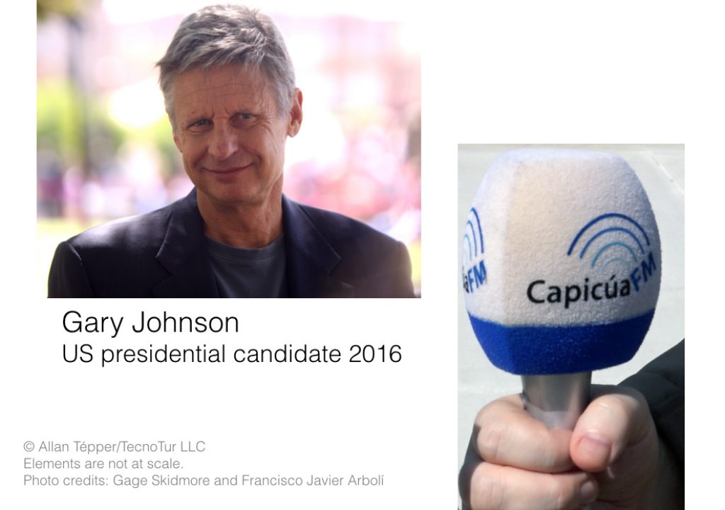 How I interviewed presidential candidate Gary Johnson with a digital mic from Italy 11