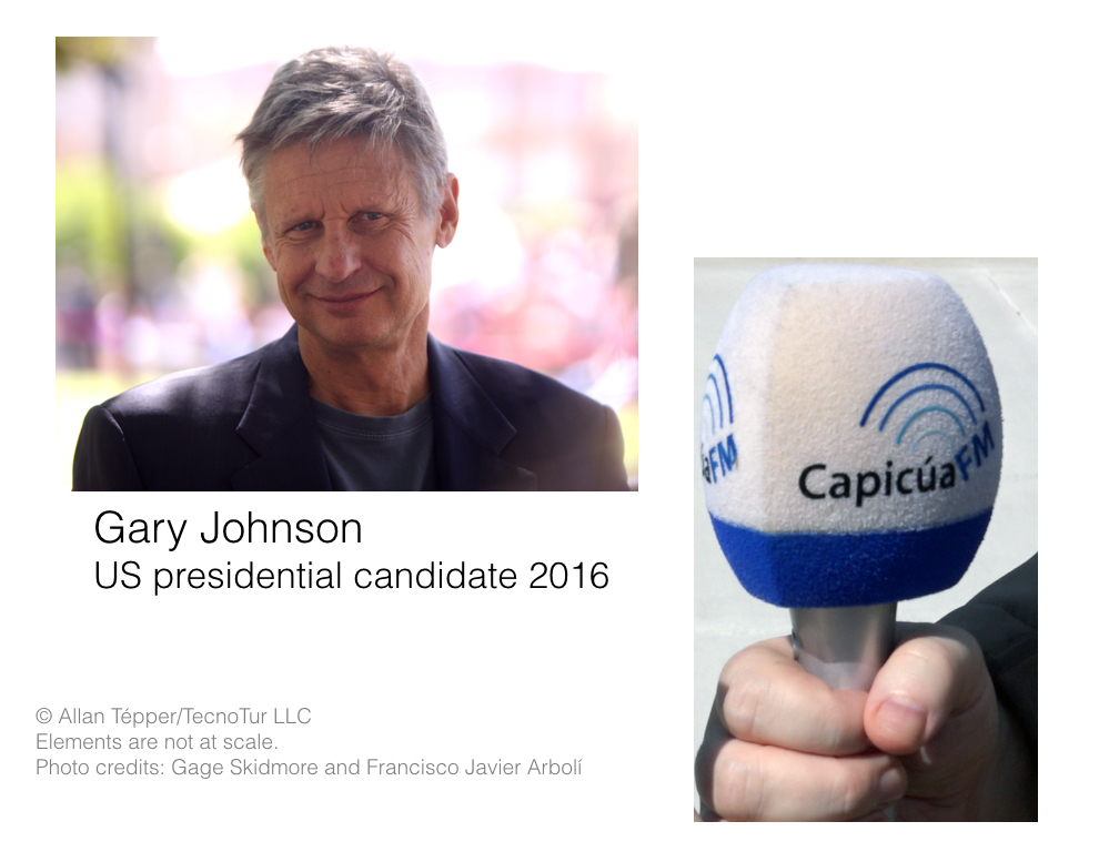 How I interviewed presidential candidate Gary Johnson with a digital mic from Italy 10