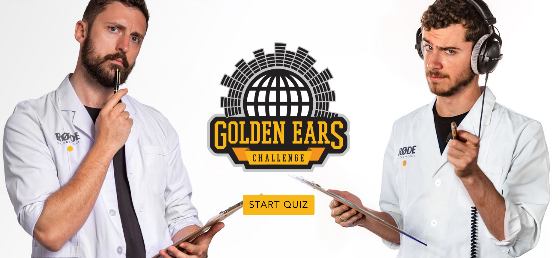 RØDE’s ‘Golden Ears’ Challenge': Take the quiz and perhaps win 1