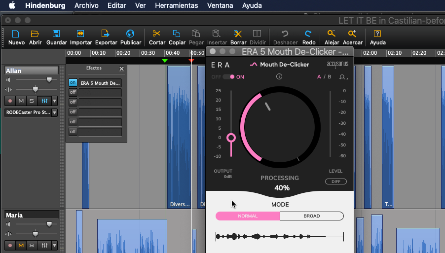 Review: Accusonus ERA Mouth De-Clicker plugin 1