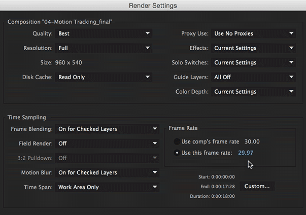 After Effects Hidden Gems Weekly: Preserve Frame Rate 1