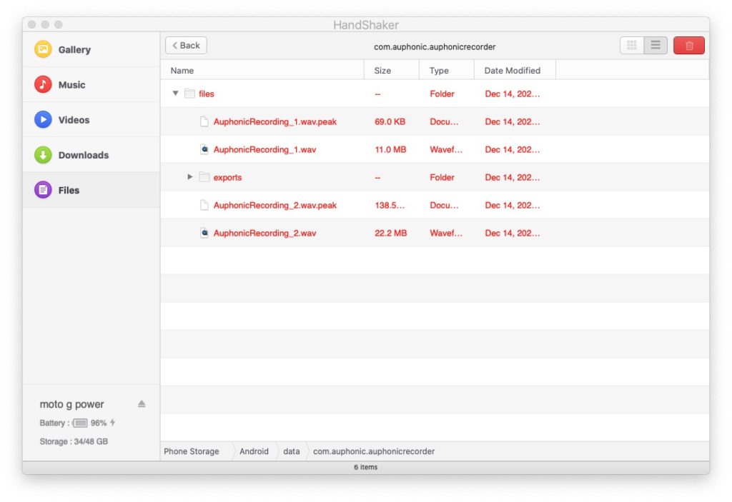 Review: HandShaker transfer-macOS for Android devices + Auphonic crossgating resolution 1