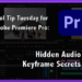 Tool Tip Tuesday for Adobe Premiere: Hidden Audio Keyframes secrets 7