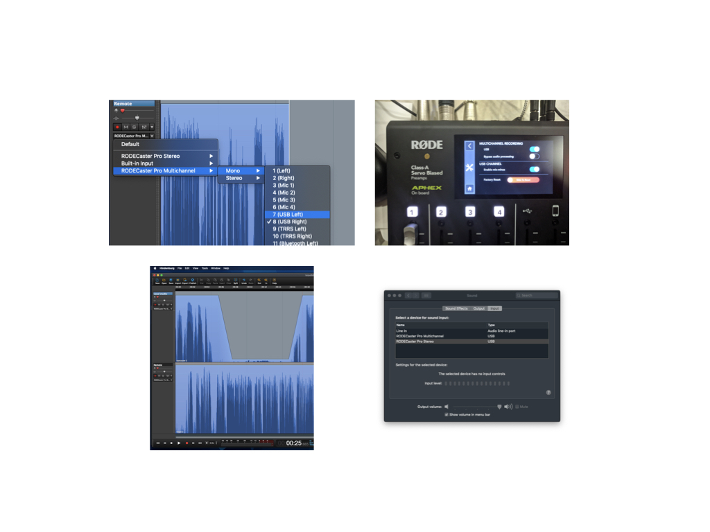 Integrating Cleanfeed, Hindenburg & RØDECaster Pro 1