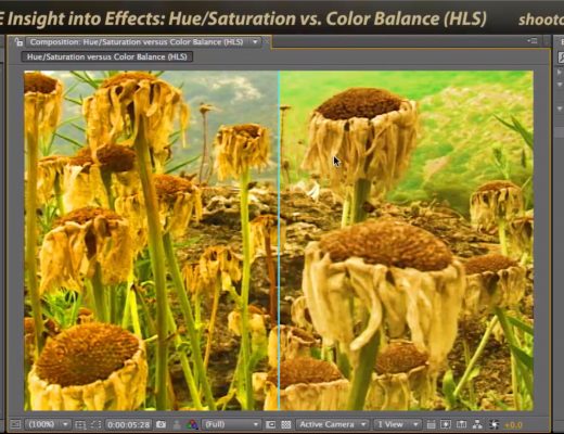 After Effects Classic Course: Hue/Saturation vs. Color Balance HLS 1