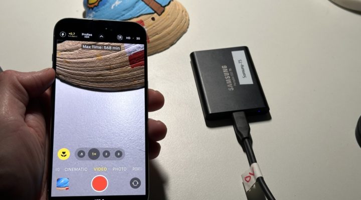 iPhone 15 Pro and external USB-C storage 1