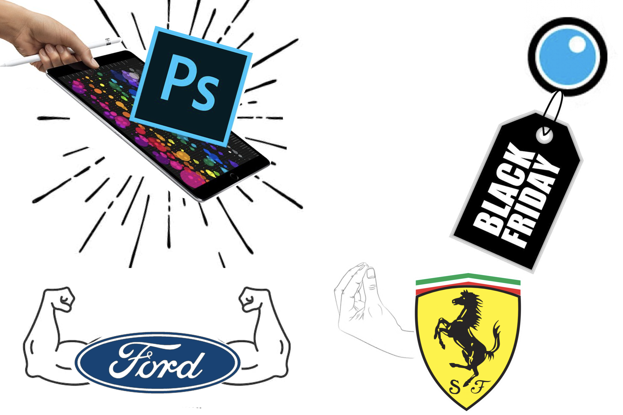 Ford vs Ferrari sound, photoshop for iPad Pro, Black Friday and more