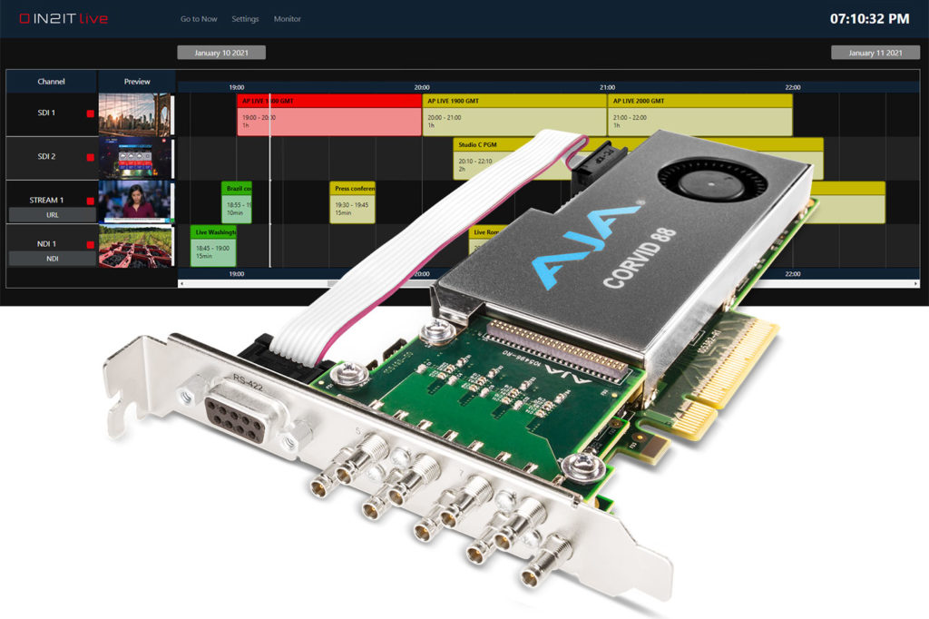 AJA I/O technology used for Woody Technologies’ IN2IT