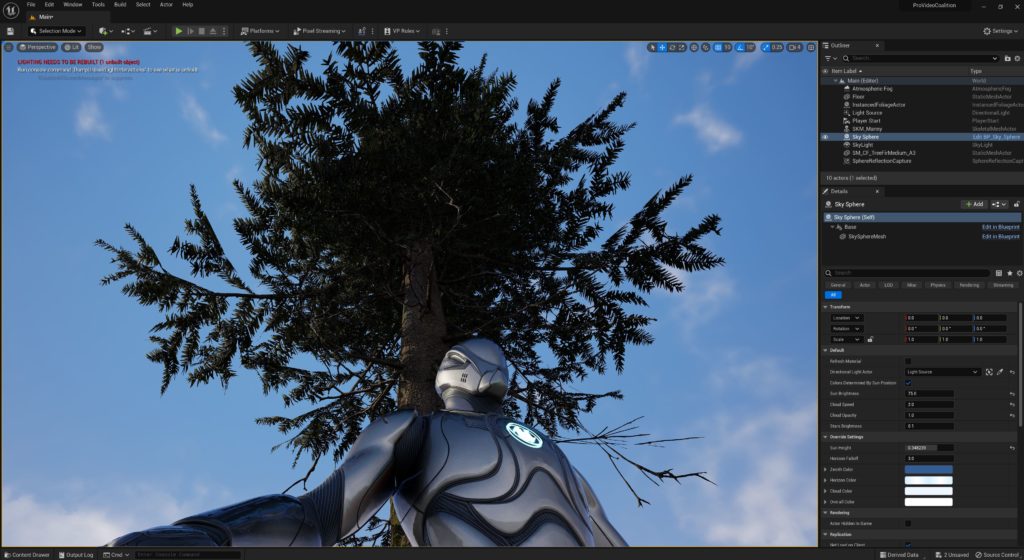 Unreal Engine 5 mannequin
