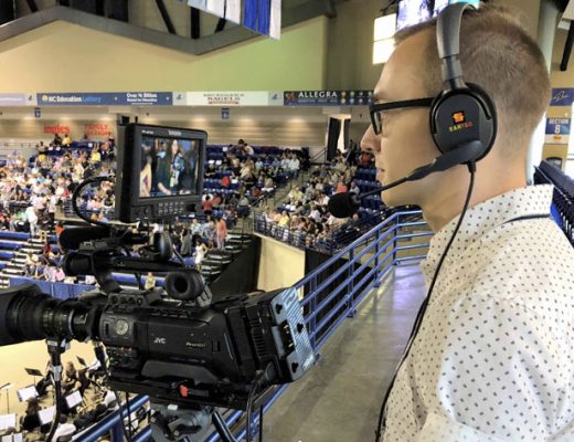 Big South Conference uses 36 JVC ProHD GY-HM850 packages for streaming sports