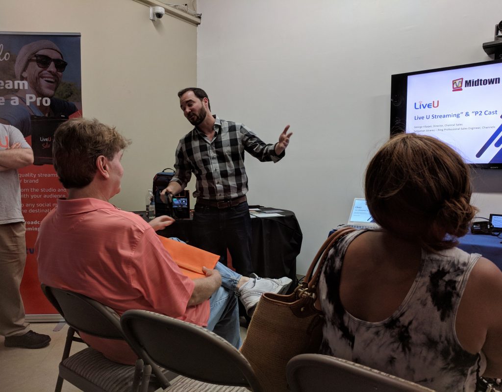 Midtown Video expo features Panasonic and LiveU 23