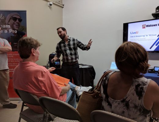 Midtown Video expo features Panasonic and LiveU 24