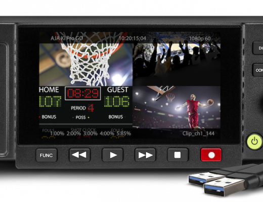 AJA at NAB 2019 introduces new and updated products including the H.264 Ki Pro GO 18
