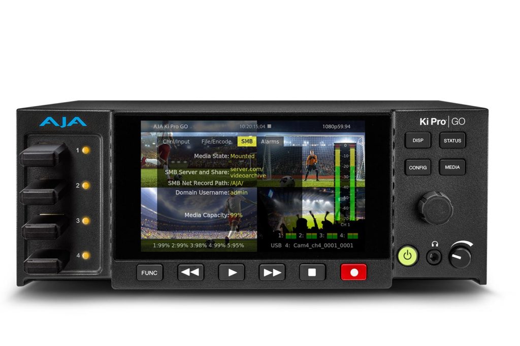 AJA Ki Pro GO v3.0 introduces expanded recording options