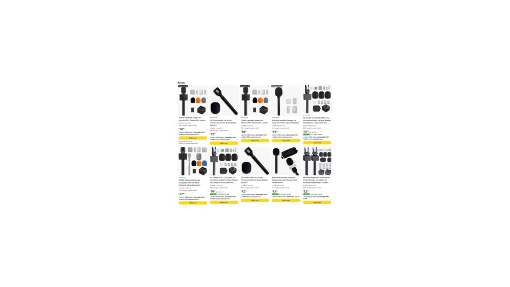 Lav Mic Handle, a generic accessory to convert your lav/transmitter mic into a proper handheld 31