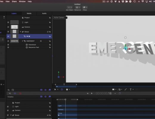 Creating a Netflix-Inspired 3D Title Animation with Motion 4