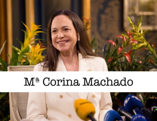 María Corina Machado: Nobel Peace Prize + Spanish ISO keyboard symbol 7
