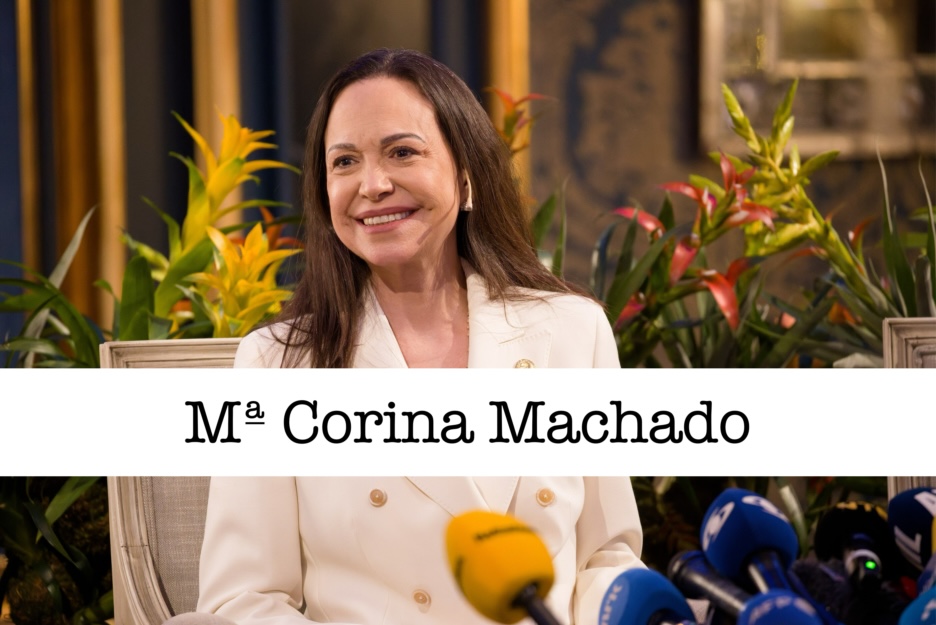 María Corina Machado: Nobel Peace Prize + Spanish ISO keyboard symbol 3
