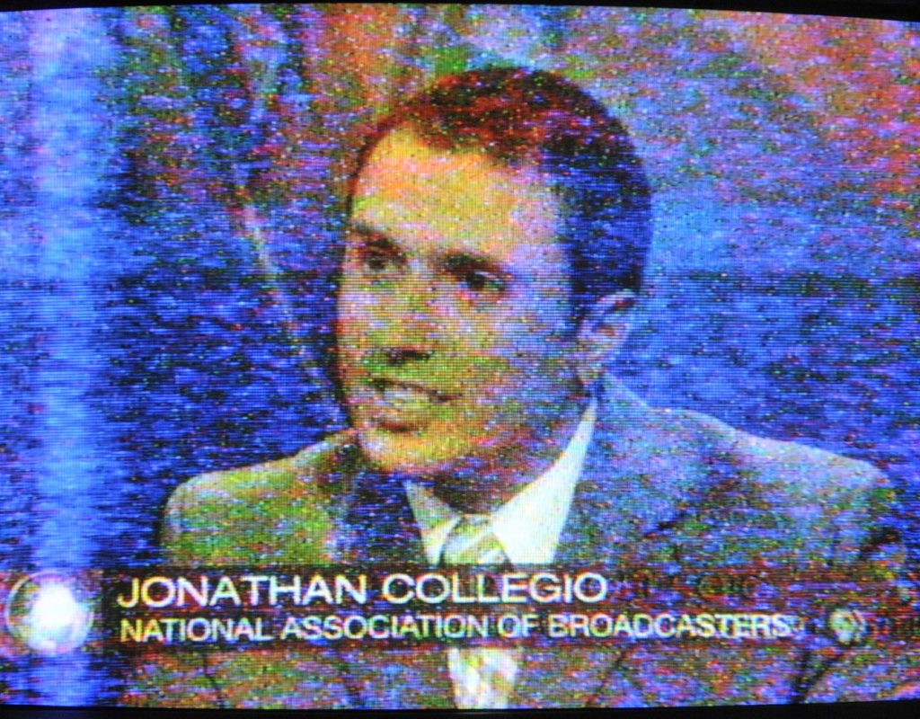 Off-air shot of PBS News Hour, June 12 2009