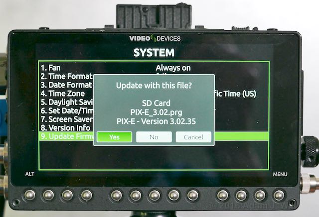 PIX-E5 loading firmware 3.02