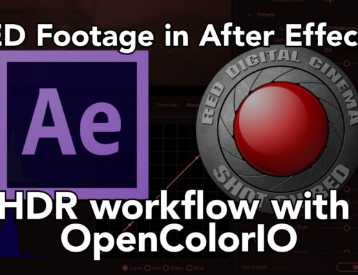 Using RED files in HDR After Effects Projects 32