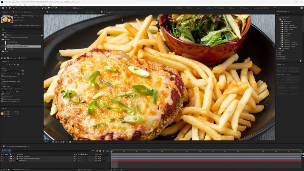 After Effects and chicken parmigiana are the same 1