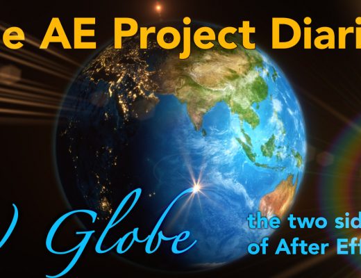 AE Project Diary: 7) Globe animation 13