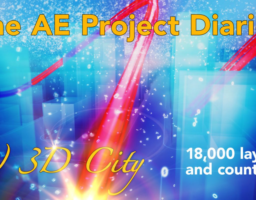 AE Project Diary: 8) 3D City 1
