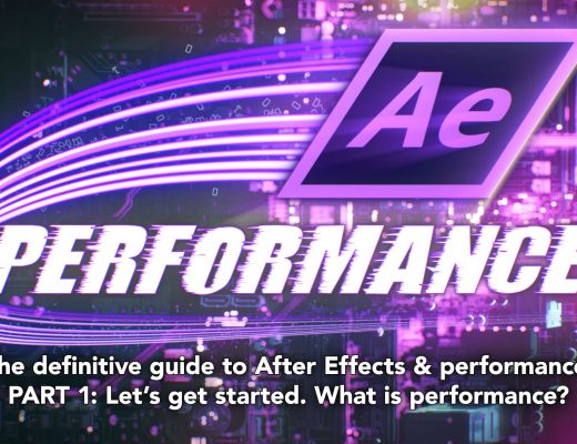 After Effects & Performance. Part1: In search of perfection 20