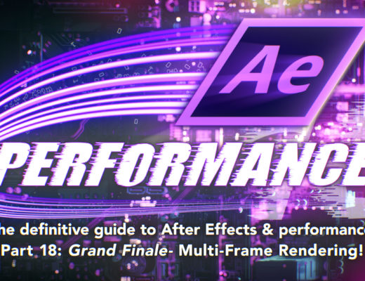 After Effects & Performance. Part 18: Multi-Frame Rendering is here 51