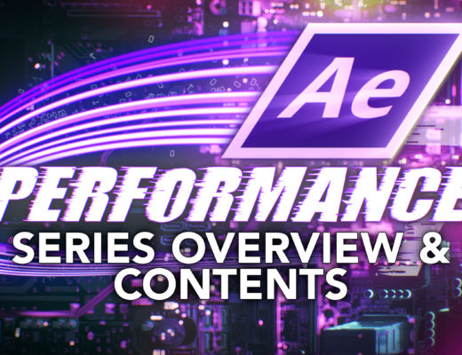 After Effects & Performance. Series Overview & Contents 31