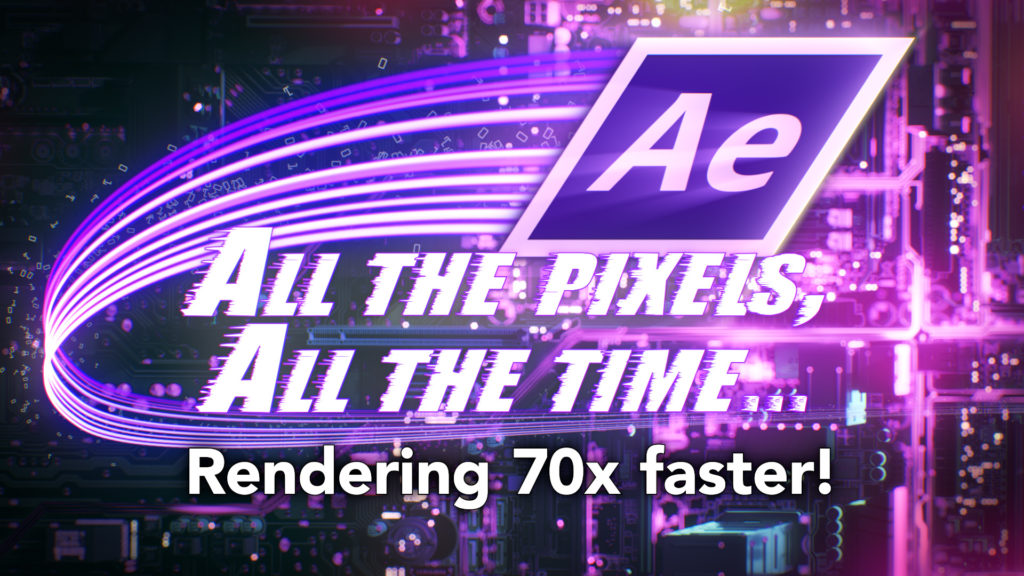 After Effects: Making a composition render 70 x faster 5