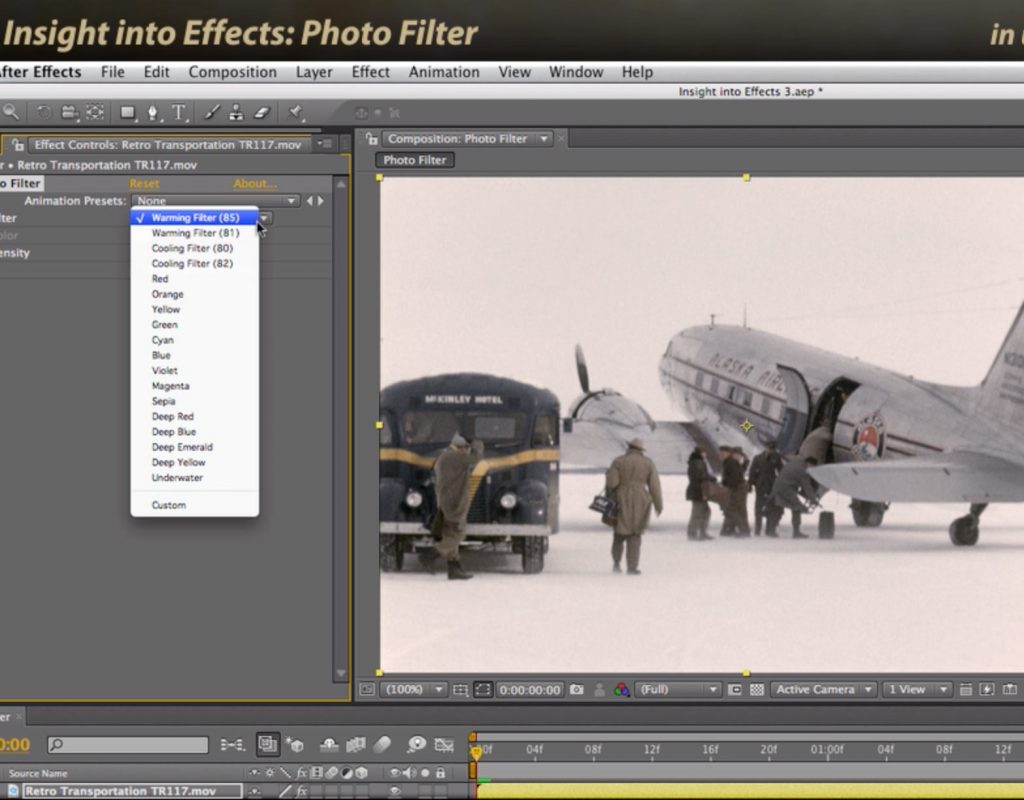After Effects Classic Course: Photo Filter 1