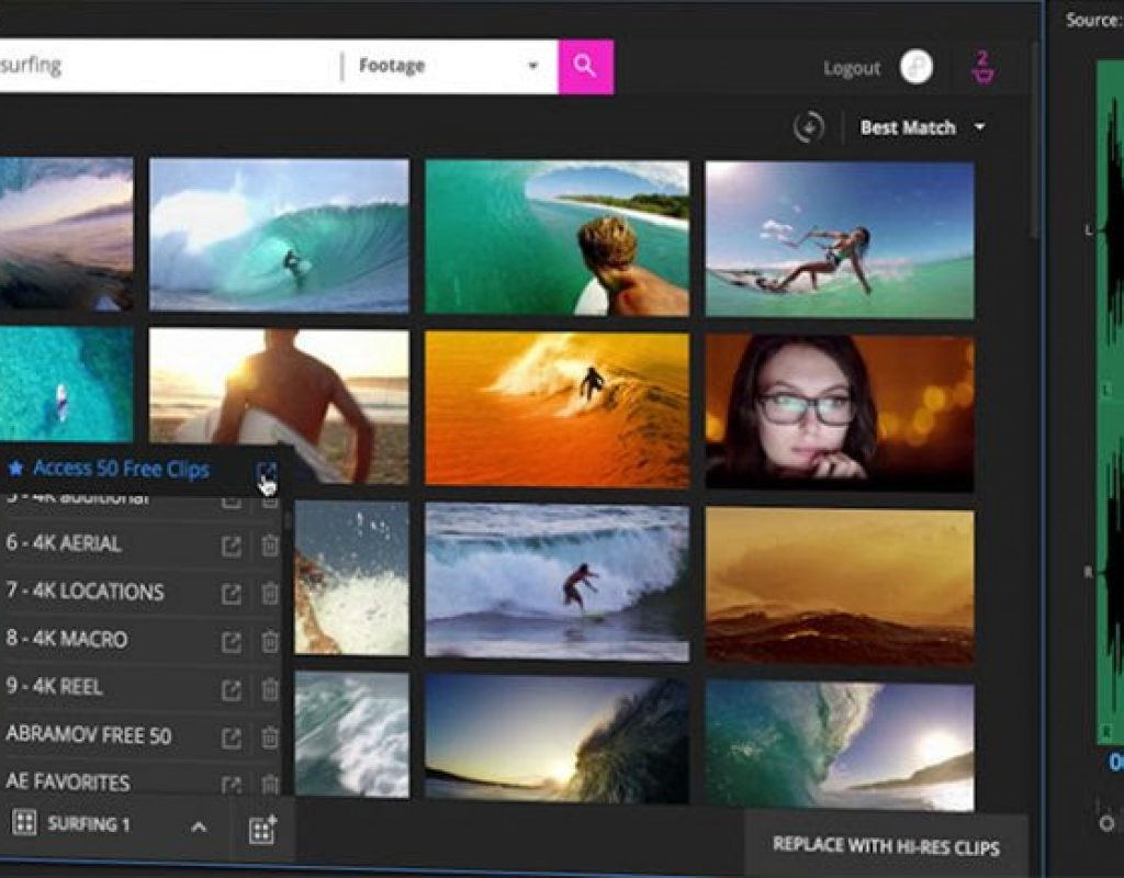 Pond5: a new Add-On for Adobe Premiere Pro