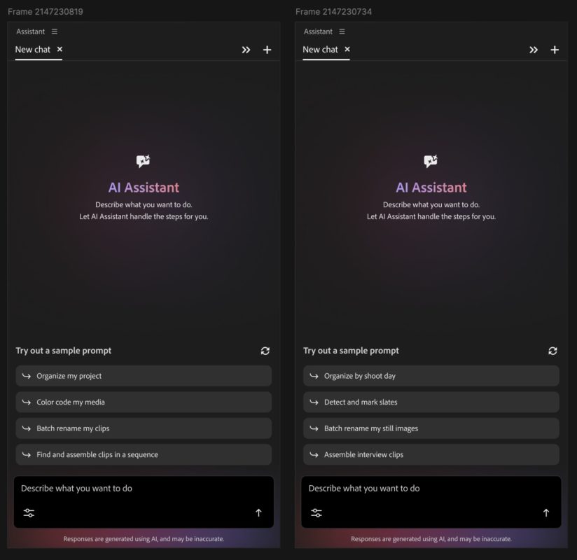 Premiere is getting an AI Assistant 5