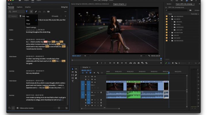 Adobe updates their video applications including a few signature features for Premiere Pro 1