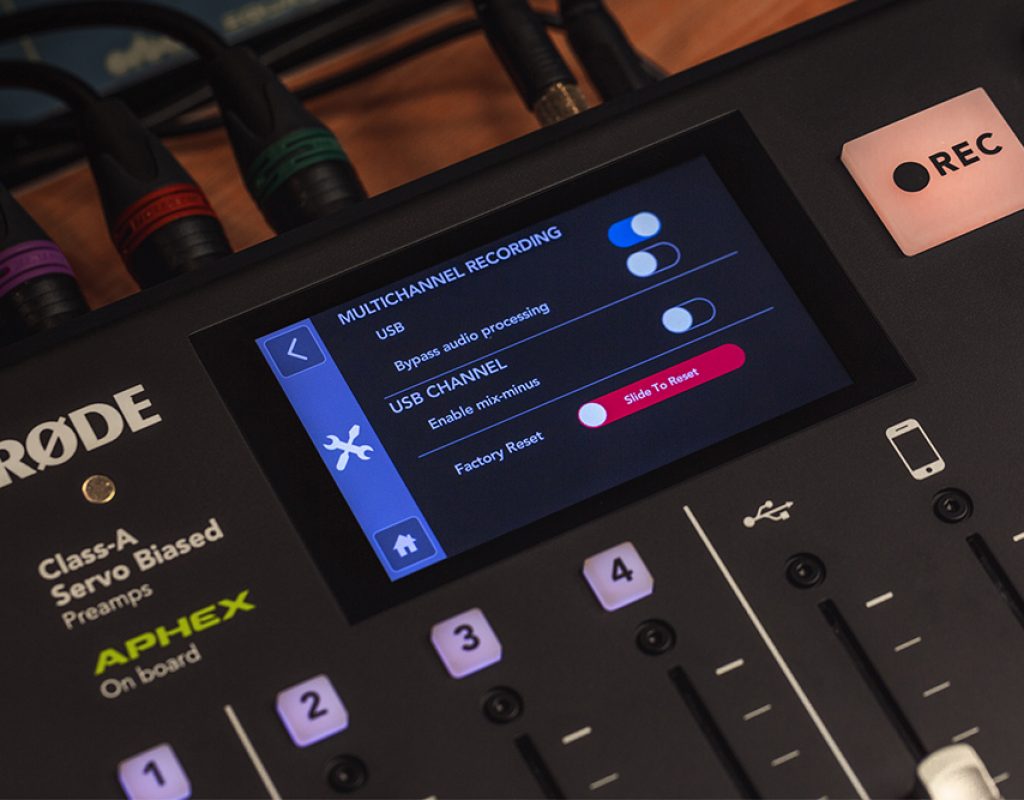 RØDECaster adds USB mix-minus & multitrack 3