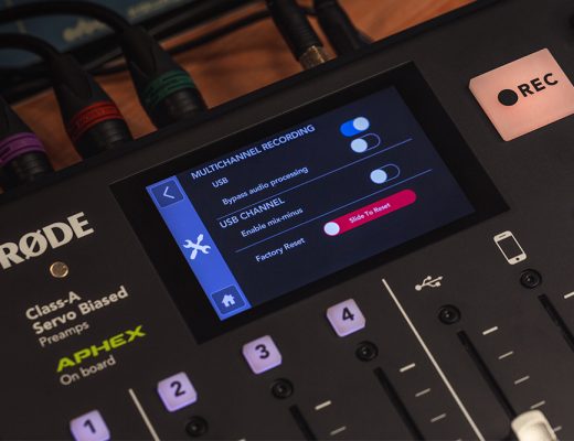 RØDECaster adds USB mix-minus & multitrack 38