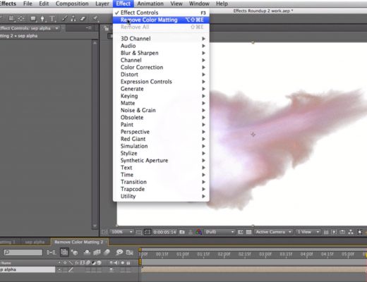 After Effects Classic Course: Remove Color Matting 6